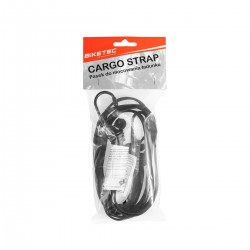 BIKETEC TAŚMA ZABEZPIECZAJĄCA BAGAŻ 4-WIĄZKOWA (EKSPANDER BAGAŻOWY) 60CM, KOLOR CZARNY