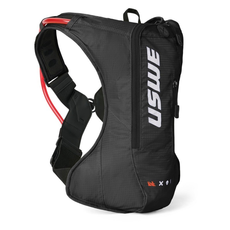 USWE CAMEL BAG OUTLANDER 4 BLACK KOLOR CZARNY MOTO / ROWER POJEMNOŚĆ 3L PŁYN (3L PŁYN+4L PLECAK)