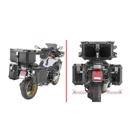 KAPPA 2025 / 05 STELAŻ KUFRÓW BOCZNYCH MONOKEY CAM SIDE BMW R 1200 GS / ADV '13-'18, R 1250 GS / ADV '19-'24 - POD KUFRY