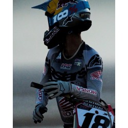 100 PROCENT JETT LAWRENCE LE ZESTAW GOGLE ARMATIC CHERRY-TORCHED MIRROR LENS+BLUE-BLUE MIRROR LENS