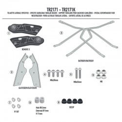 KAPPA 2025 / 07 STELAŻ POD TORBY (SAKWY) BOCZNE SZYBKIEGO MONTAŻU REMOVE-X YAMAHA TRACER 9 GT / GT+ '25,