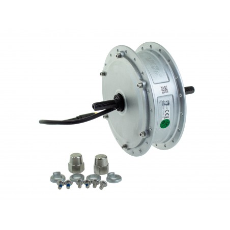 BAFANG H400B FM G020.350.D variklis 36V / 350W priekinis ratas sidabrinis