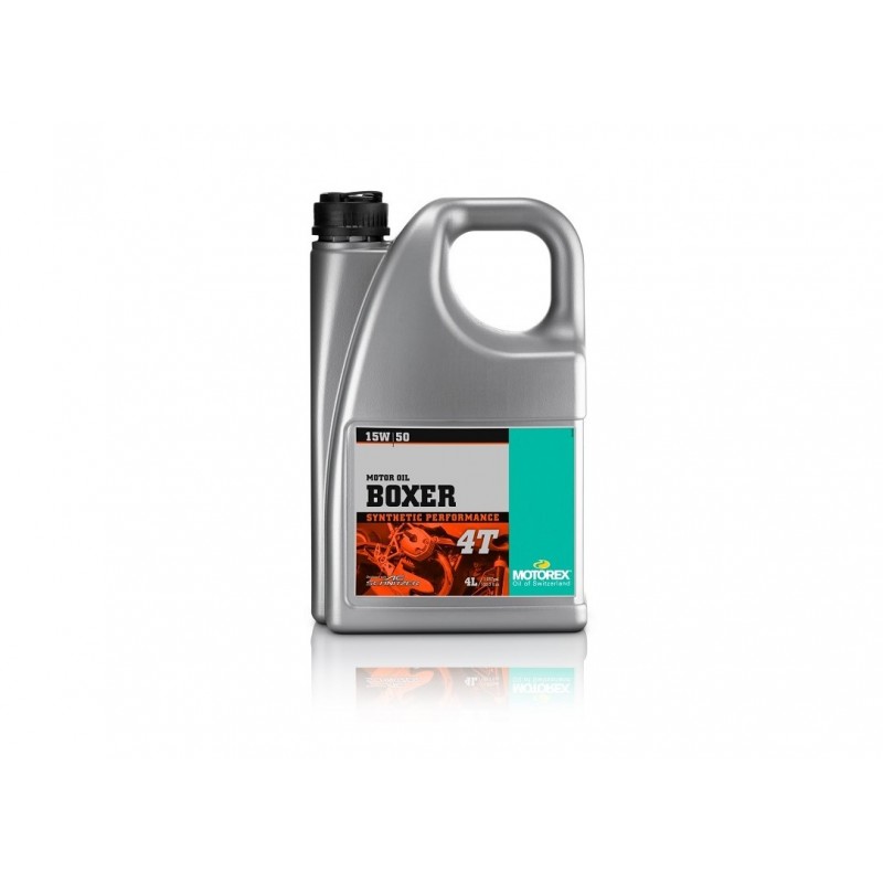 MOTOREX BOXER 4T 15W50 SINTETINĖ VARIKLIŲ ALYVA 4L, REKOMENDUOJAMA BMW VARIKLIAMS