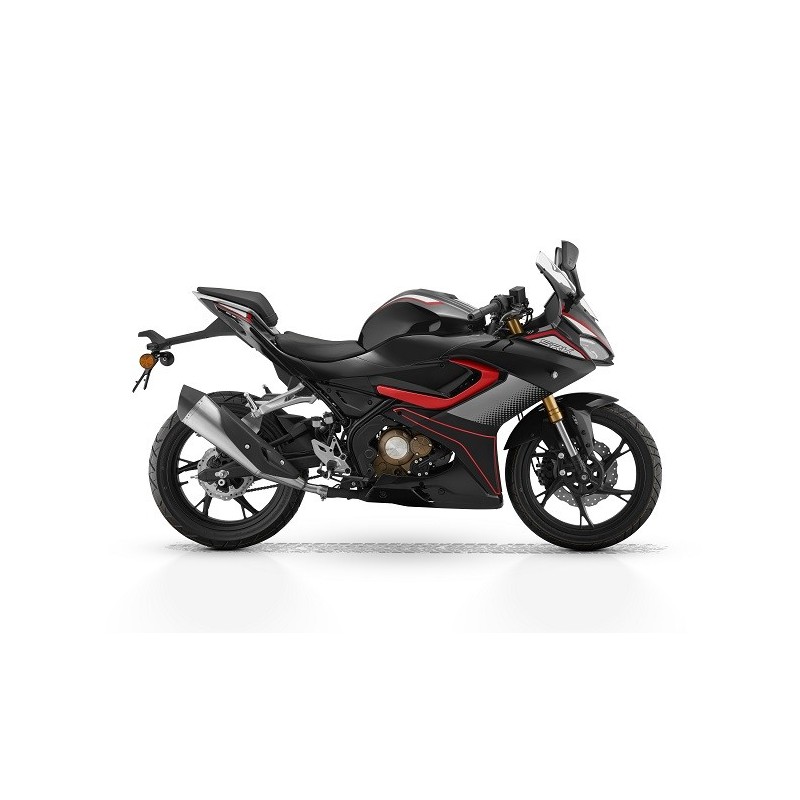 MOTOCYKL QJMOTOR SRK125R CZARNY / CZERWONY 2024