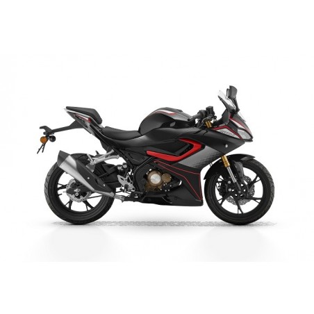 MOTOCYKL QJMOTOR SRK125R CZARNY / CZERWONY 2024