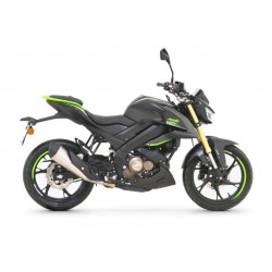 QJMOTOR SRK125S ABS JUODAS 2024 MOTOCIKLAS
