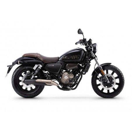 QJMOTOR SRV125 ABS JUODAS 2024 MOTOCIKLAS