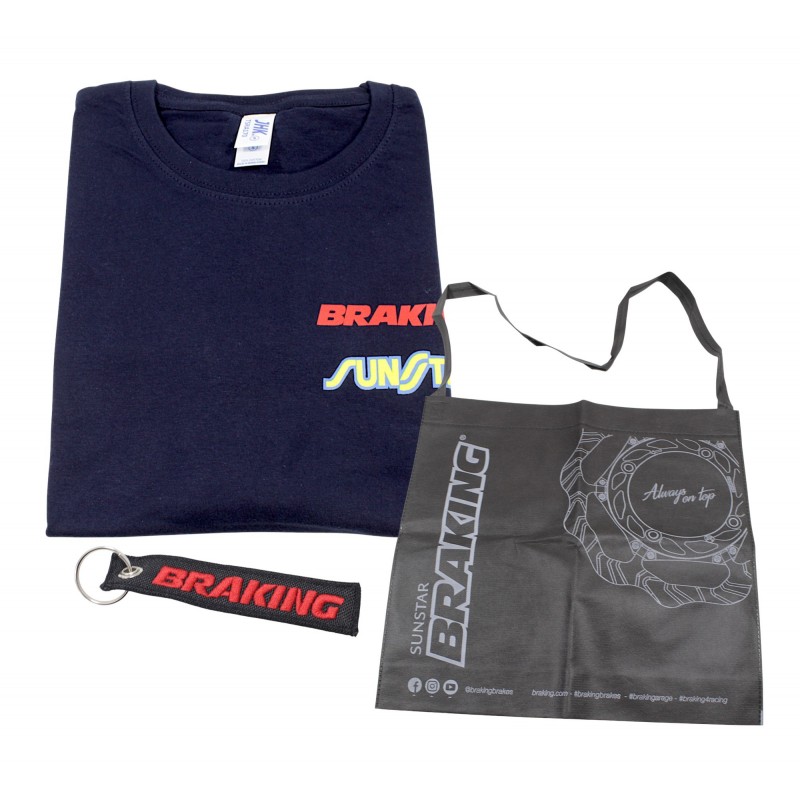 BRAKING KOMPLET PROMOCYJNY KOSZULKA S + BRELOCZEK + TORBA