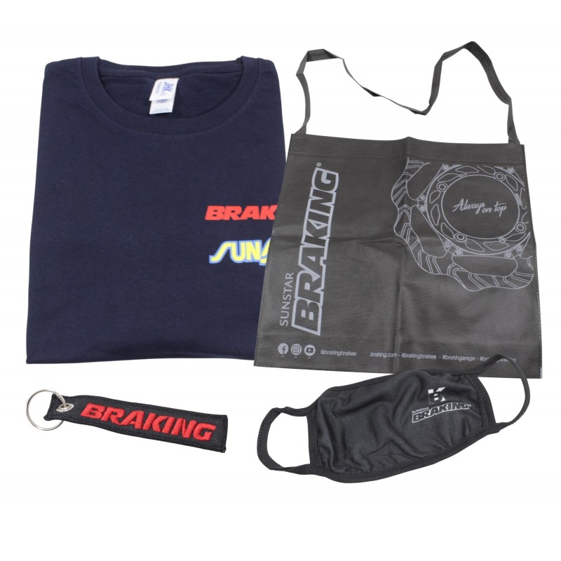 BRAKING KOMPLET PROMOCYJNY KOSZULKA XXL + BRELOCZEK + TORBA