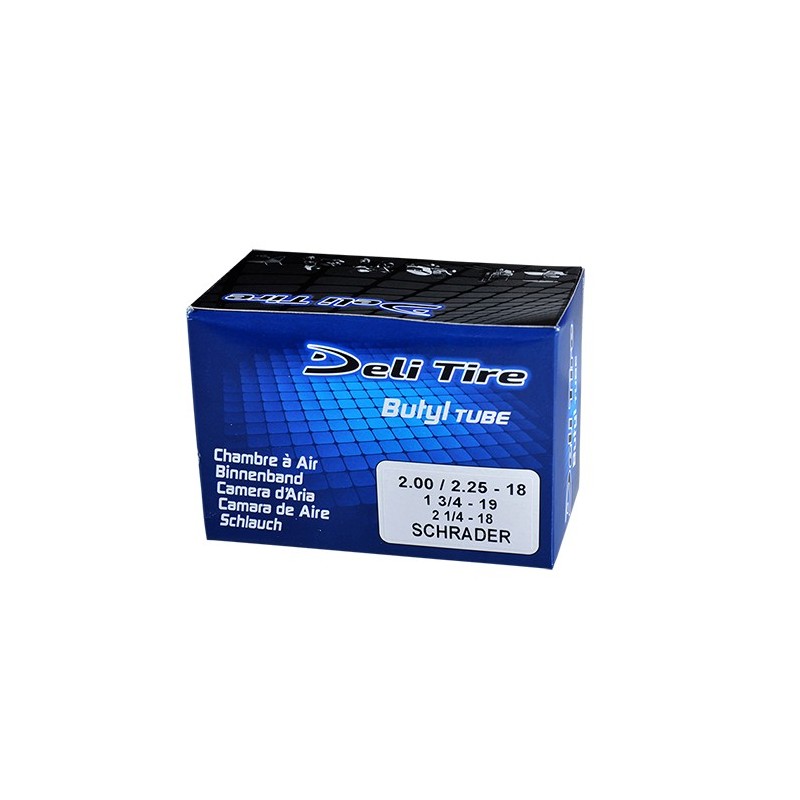 INNER TUBE -MOPED- 18 19 2.00-2.25 X 18 - 1 3 / 4-2 X 19 DELI TIRE U229S VS