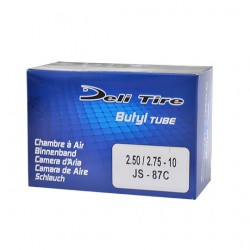 INNER TUBE -SCOOTER- 10 2.50-2.75 X 10 DELI TIRE U251 (90° ANGLED VALVE - JS87C)